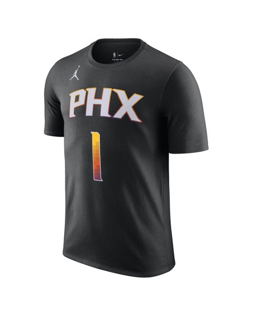 Nike Black Phoenix Suns Essential Statement Edition Jordan Nba T-shirt Cotton for men
