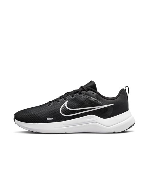 Nike Black Downshifter 12 Road Running Shoes for men