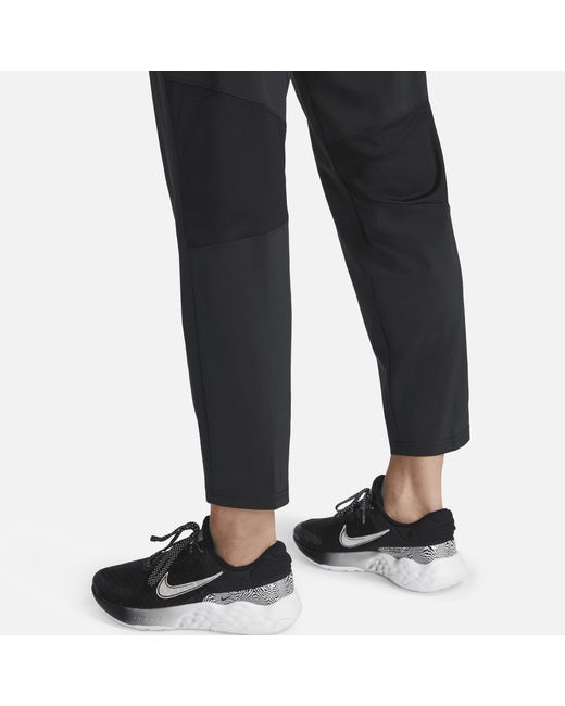 Nike Black Dri-Fit Fast Mid-Rise 7/8 Running Trousers