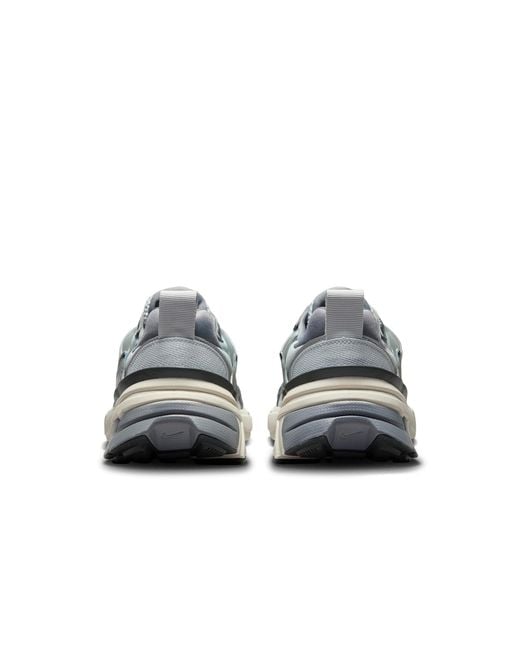 Nike Gray V2K Run Shoes With Reflective Accents