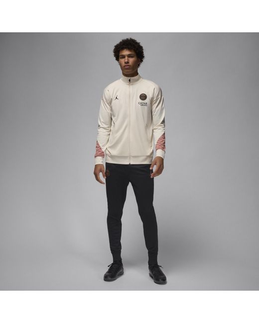 Nike Gray Nike Paris Saint-Germain Strike Third Dri-Fit Football Knit Tracksuit for men