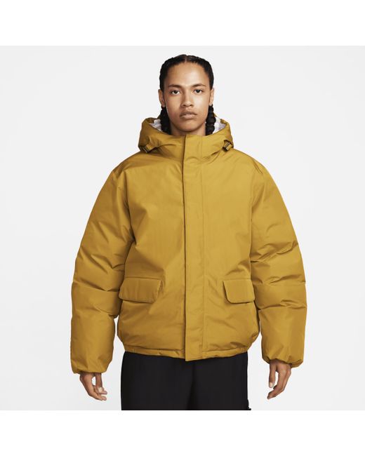 Giacca ampia impermeabile con cappuccio storm-fit adv sportswear gore-tex di Nike in Yellow da Uomo