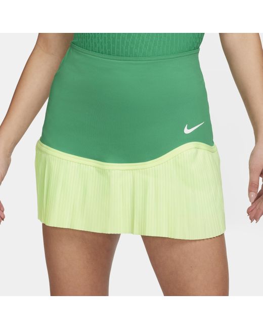 Nike Green Advantage Dri-fit Tennis Skirt Polyester