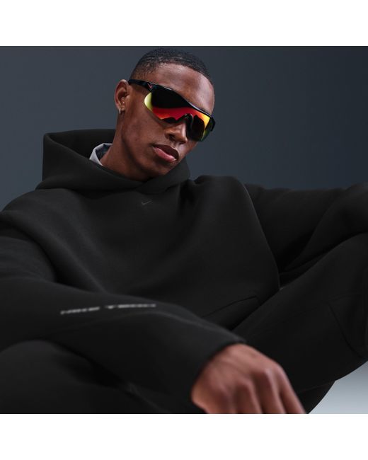 Nike Black Tech Fleece Oversized Hoodie for men