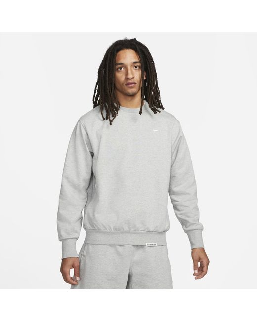 Nike Cotton Dri-fit Standard Issue Basketball Crew in Grey (Grey) for Men |  Lyst Australia
