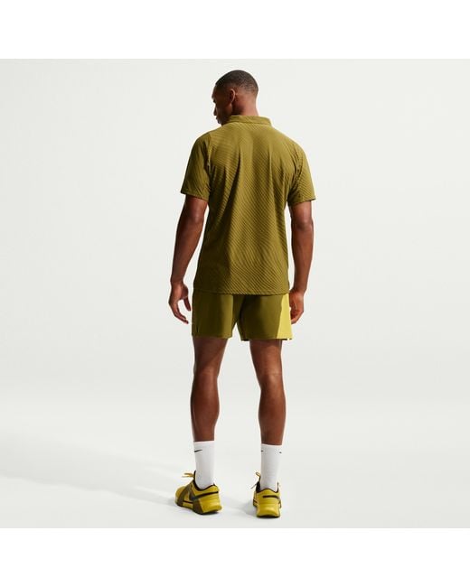 Nike Green Court Slam Dri-Fit Adv Polo for men