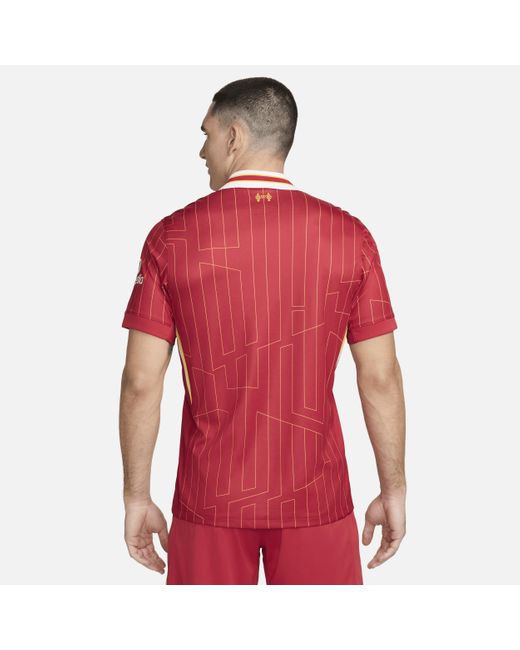 Maglia da calcio replica dri-fit liverpool fc 2024/25 stadium da uomo di Nike in Red da Uomo