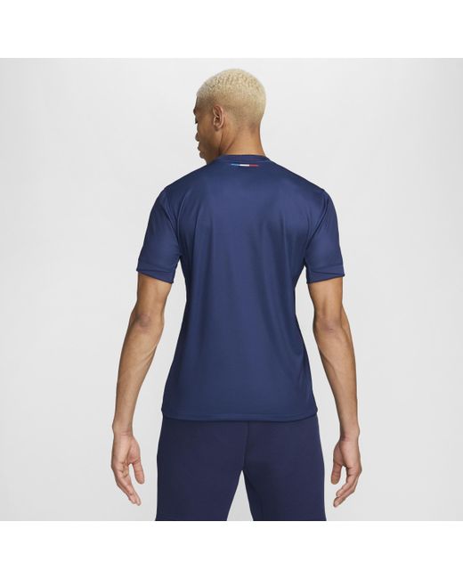 Nike Blue Paris Saint-germain 2024/25 Stadium Home Dri-fit Football Replica Shirt for men