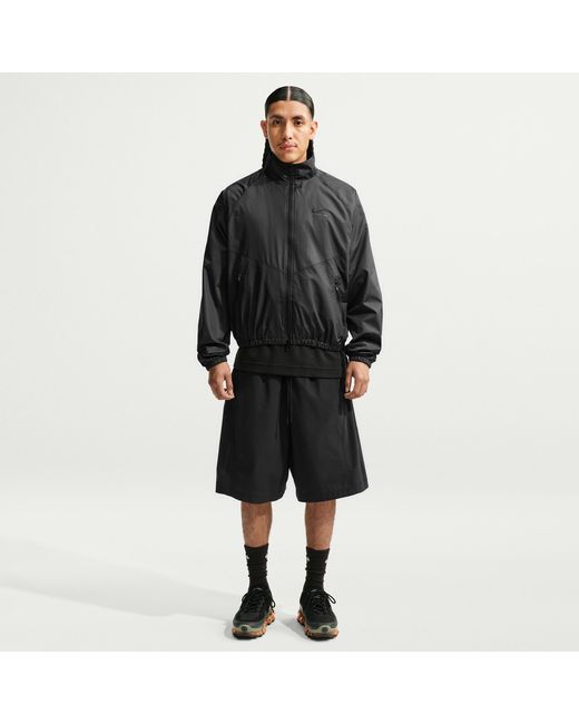 Nike Black Sportswear Windrunner Lined Jacket for men