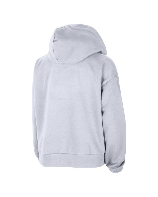 Nike Gray Team 13 Essential Dri-Fit Wnba Pullover Hoodie