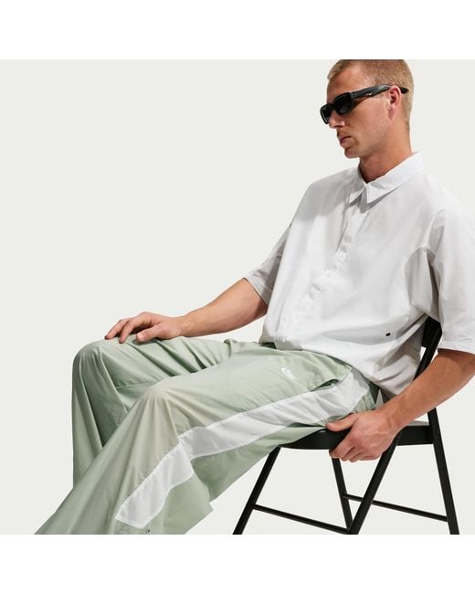 Nike Green Windrunner Lightweight Uv Pants for men