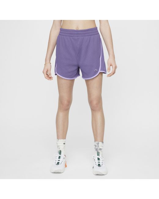 Nike Purple Breezy Girls' Dri-fit Training Shorts