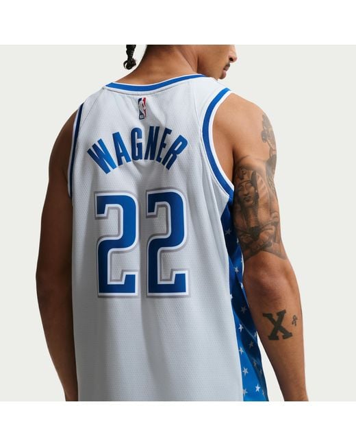 Nike Blue Franz Wagner Orlando Magic City Edition Nba Swingman Jersey for men