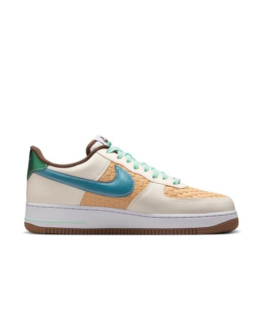 Nike Blue Air Force 1 Retro Shoes for men