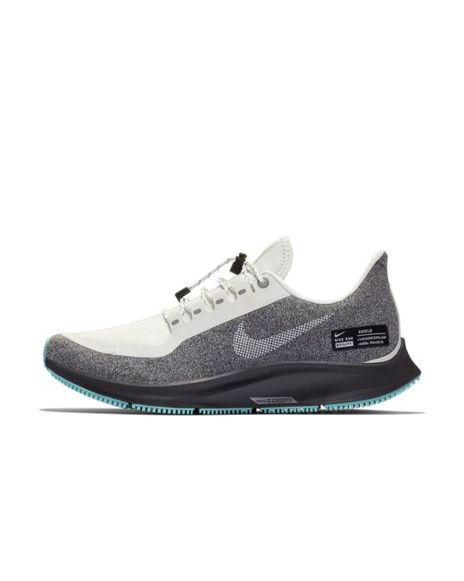 Nike White Air Zoom Pegasus 35 Shield Gs Water Repellent Running Shoe