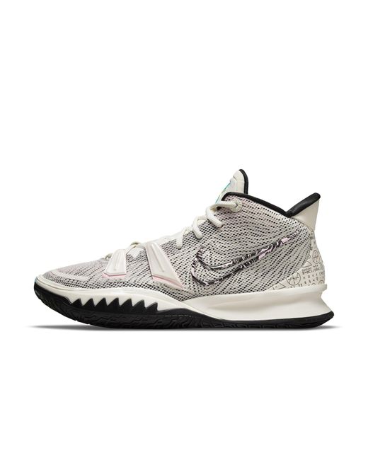 Nike Kyrie 7 Basketball Shoe in White | Lyst Australia
