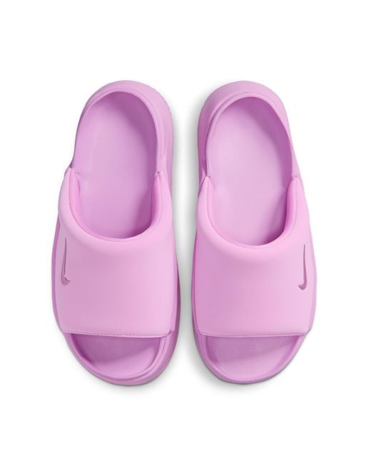 Nike Pink Calm Elevation Slides