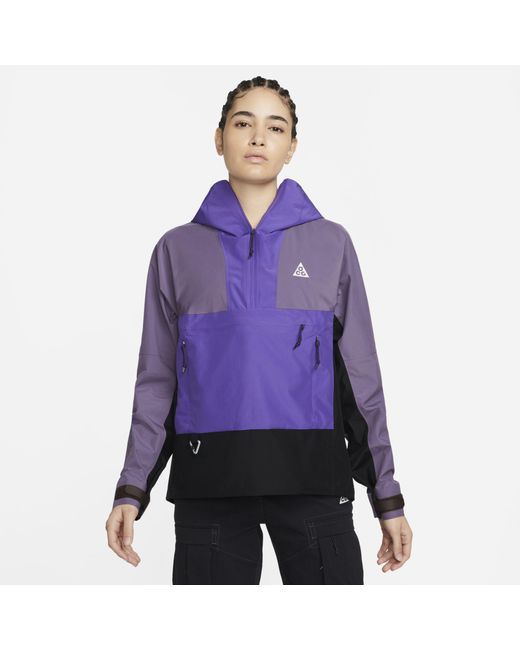 Nike Fleece Acg Storm-fit Adv 'cascade Rains' Jacket Purple | Lyst