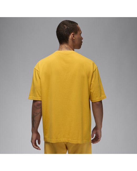 Nike Yellow Flight Essentials Oversized T-shirt for men