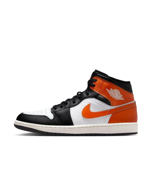 nike-Orange-Air-1-Mid-Shoes.jpeg display picture 3