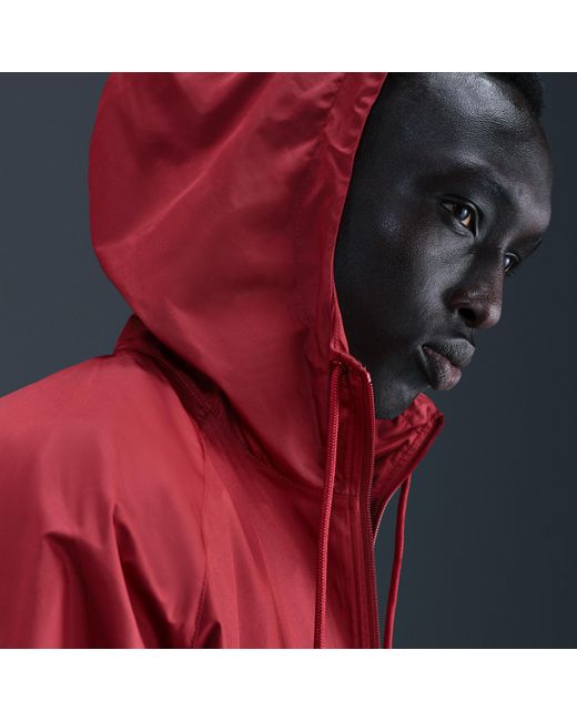Nike Red Windrunner Lined Jacket for men
