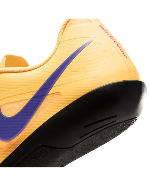 Nike Yellow Zoom Rival Sd 2 Track & Field Throwing Shoes for men
