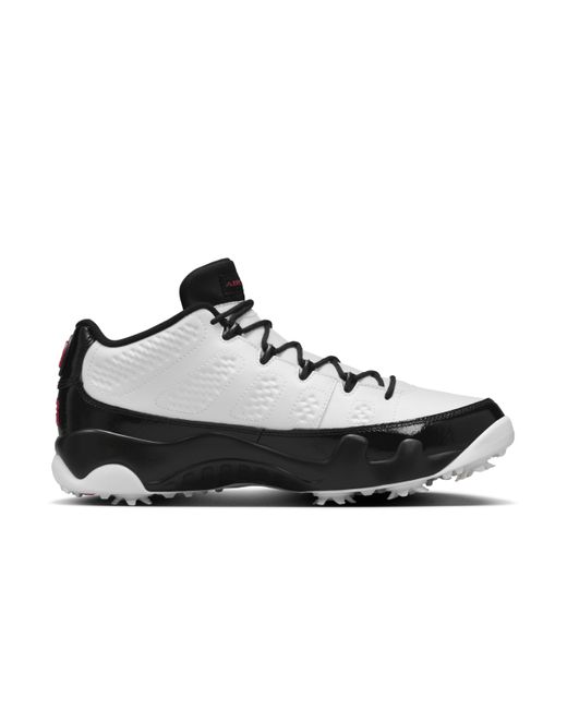 Nike Black Air Jordan 9 G Golf Shoes Leather for men