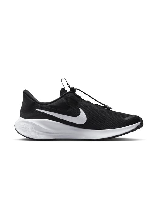 Nike Black Revolution 7 Easyon Road Running Shoes for men