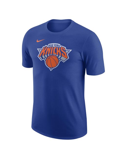 Nike Blue New York Knicks Essential Nba T-shirt for men