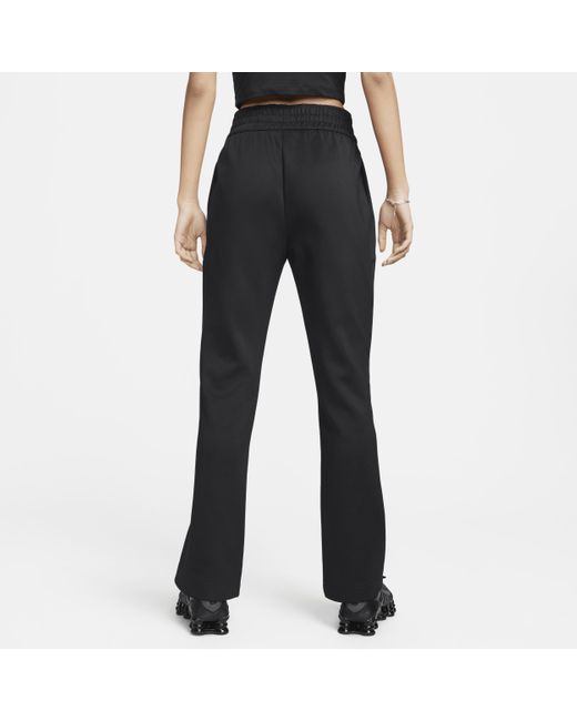Nike Black Sportswear Collection Mid-rise Zip Flared Pants