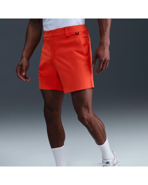 Nike Red 24.7 Perfectstretch Dri-Fit 6" Shorts for men