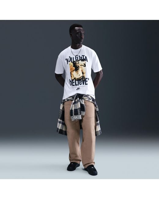 Nike Blue Sportswear Max90 T-Shirt for men