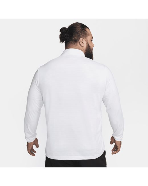 Nike White Victory Dri-fit 1/2-zip Golf Top for men