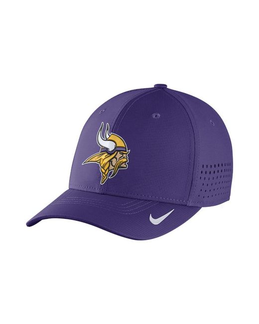 Nike Purple Swoosh Flex (nfl Vikings) Fitted Hat for men