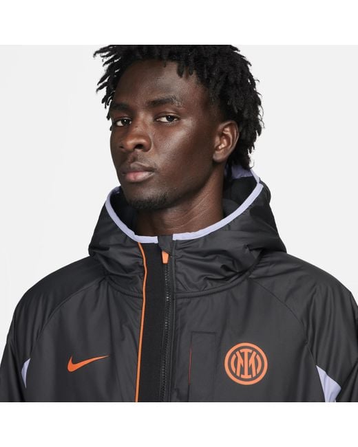 Nike Blue Inter Milan Awf Third Football Winterized Full-zip Jacket Polyester for men