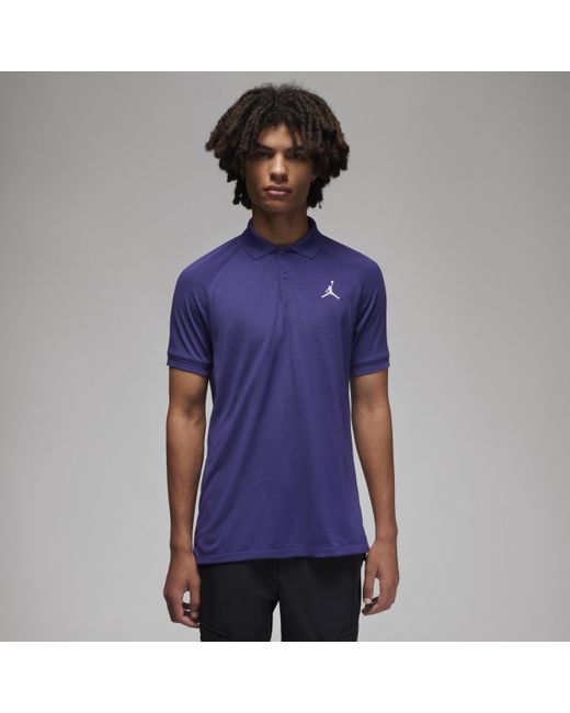 Nike Purple Jordan Dri-fit Sport Golf Polo 50% Recycled Polyester for men