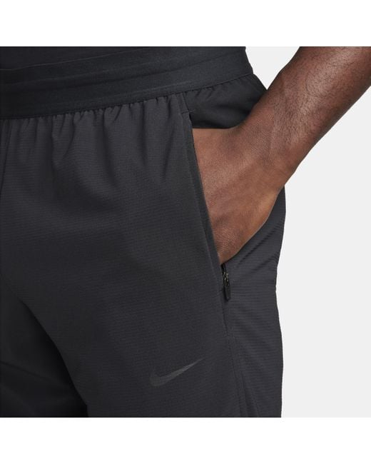 Nike Blue Flex Rep Dri-fit Fitness Trousers 50% Recycled Polyester for men