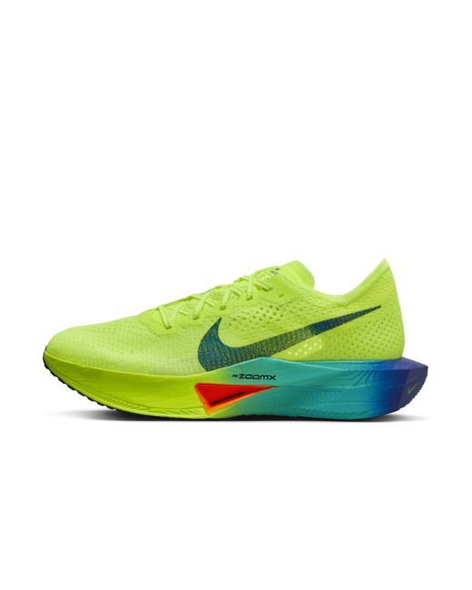 Nike Green Vaporfly 3 Road Racing Shoes for men