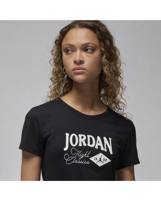 Nike Black Jordan Graphic Slim T-shirt Polyester