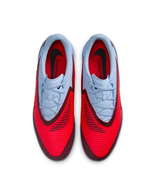 Nike Red Phantom 6 Low Academy Indoor Court Football Shoes for men