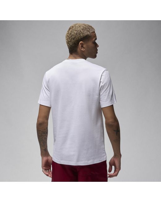 T-shirt jordan brand di Nike in White da Uomo