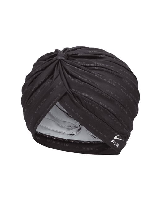 Nike Printed Head Wrap In Black, in Gray Lyst
