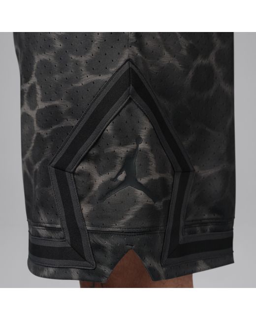 Nike Black Sport Dri-Fit Printed Diamond Shorts for men