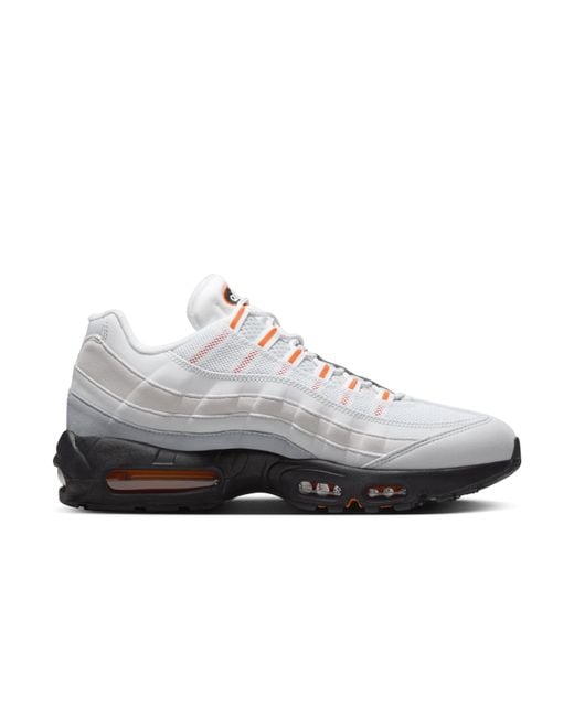 Nike White Air Max 95 Shoes for men