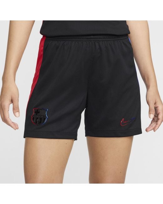 Nike Black F.C. Barcelona 2024/25 Stadium Away Dri-Fit Football Replica Shorts