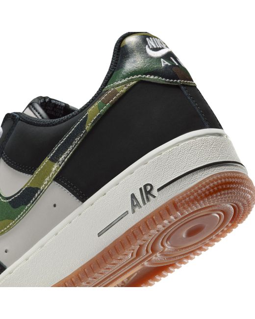 Nike Black Air Force 1 Low Retro Shoes for men