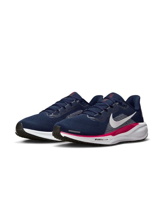 Nike Blue Arizona Pegasus 41 College Road Running Shoes for men