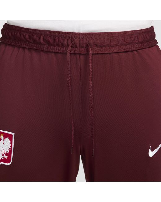 Pantaloni Da Calcio Dri-Fit Polonia Strike – Uomo di Nike in Red da Uomo