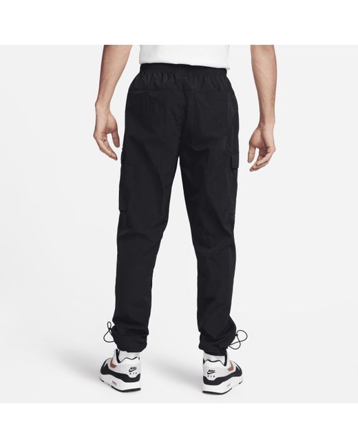 Nike Black Air Lightweight Woven Trousers Polyester for men