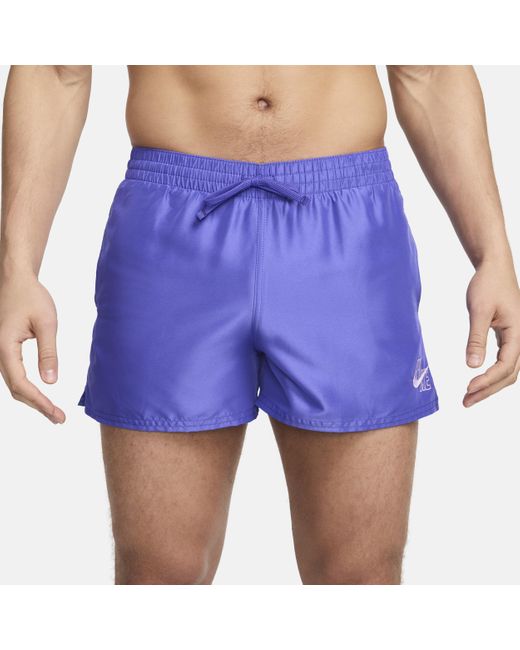 Nike Blue Swim Essential 3" Volley Shorts for men